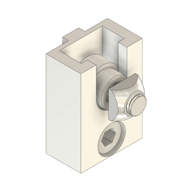 MODULAR SOLUTIONS PROFILE FASTNER<br>GUARD CONNECTIONS FOR REMOVABLE PANELS